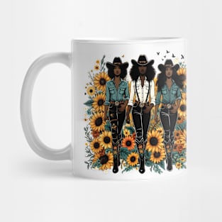 Black Cowgirls western rodeo melanin Mug